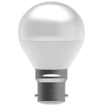 Bell Genesis 4.7W LED Dimmable Round Opal Bulb BC 2700K