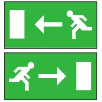 BELL Lighting 09016 Spectrum Old Style Left+Right Legend for Exit Blade