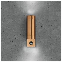 Bell Lighting Luna GU10 Up/Down PIR Wall Light Copper