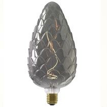 Calex Madrid 125x255mm LED Lamp 240V 4W 60lm E27, Titanium 2100K dimmable