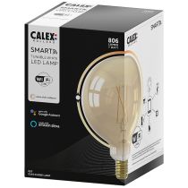 Calex Smart LED Filament Gold Globe lamp G125 E27 7W 1800-3000K
