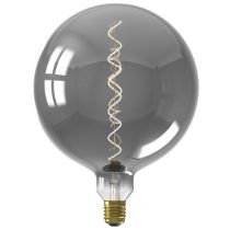 Calex KALMAR LED Spiral Globe 240V 5W 80lm E27, Titanium 2100K dimmable
