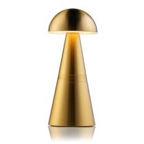 Charm Dome Cordless Table Lamp Brass Rechargable