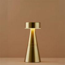 Charm Drum Cordless Table Lamp Brass