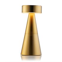 Charm Drum Cordless Table Lamp Brass