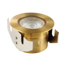 Collingwood 4.6W Antique Brass Ground Light 40D 3000K