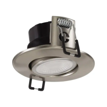 Collingwood H4 Lite Adjustable LED Downlight Brushed Steel 4000K