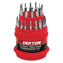 DEKTON 31PC PRECISION SCREWDRIVER SET DT65325