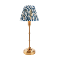 Endon  Lighting Burley Rechargeable & Blue Ripple 16cm Table Lamp