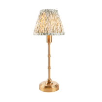 Endon  Lighting Burley Rechargeable & Green Leaf 16cm Table Lamp