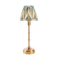 Endon  Lighting Burley Rechargeable & Green Zigzag 16cm Table Lamp