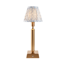 Endon  Lighting Trobridge Rechargeable & Blue Leaf 16cm Table Lamp