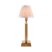 Endon  Lighting Trobridge Rechargeable & Peachy Leaf 16cm Table Lamp