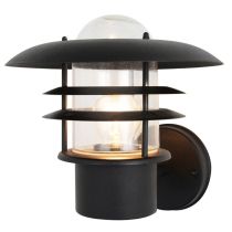 FORUM FL VULCAN Wall Lantern - BLACK
