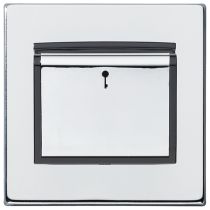 Hamilton Hartland CFX Bright Chrome Hotel Key Card Switch Black Trim and Bright Chrome Insert