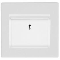 Hamilton Hartland CFX Gloss White Hotel Key Card Switch White Trim and White Insert