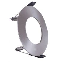 Integral LED ILDLFR70D002-4 Satin Nickel Round Fire-Rated IP65 Downlight with GU10 Lampholder