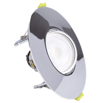 Integral Evofire Tiltable Fire Rated Round Downlight Polished Chrome