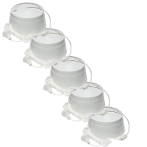 Knightsbridge SN8290 10AX 1-Way Pull Cord Switch (5 Pack)