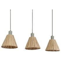 Ledvance Decor Raffia Pendant Linear 3 X E27 Green