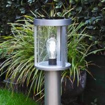 Lumena Edisol Pro-Solar 800mm Path Light Silver (3000K) Warm White