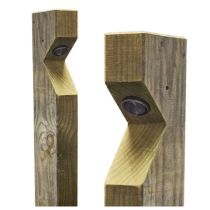 Lumena MR16 Pacaman Radiata Timber Sleeper Path Light