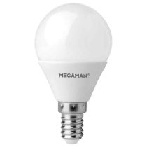Megaman LED E14 Opal Dimmable Golfball 5.5W Cool White