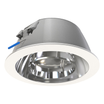 Philips 3D-Printed Greenspace 13.4W 230mm UGR19 Recessed Downlight 4000K - White/Polycarbonate 