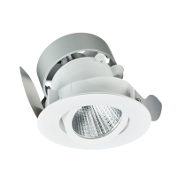 Philips 3D-Printed Greenspace 8.6W Evo Mini Adjustable Recessed Downlight 3000K CRI90 - White