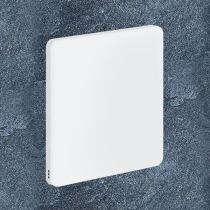Philips Dynalite PA2BPE-WW-X Antumbra 2 Button Interface White Fascia/White Rim No Labels