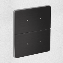 Philips Antumbra 4 Button Interface Noir Fascia & Chrome Rim Custom Labels 