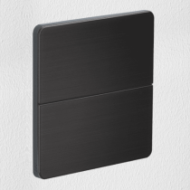 Philips Dynalite PA4BPE-NM-X Antumbra 4 Button Interface Noir Fascia/Magnesium Rim No Labels