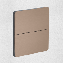 Philips Dynalite PA4BPE-PM-L Antumbra 4 Button Interface Prestige Fascia/Magnesium Rim Custom Labels