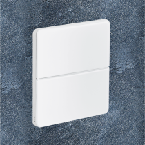 Philips Dynalite PA4BPE-WW-X Antumbra 4 Button Interface White Fascia/White Rim No Labels