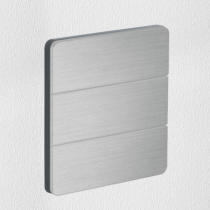 Philips Dynalite PA6BPE-AM-X Antumbra 6 Button Interface Aluminium Fascia/Magnesium Rim No Labels