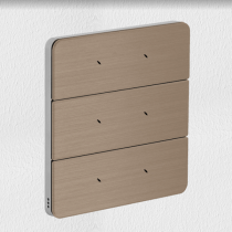Philips Dynalite PA6BPE-PA-L Antumbra 6 Button Interface Prestige Fascia/Aluminium Rim Custom Labels
