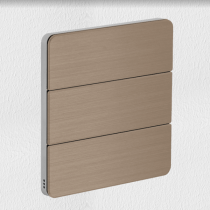 Philips Dynalite PA6BPE-PA-X Antumbra 6 Button Interface Prestige Fascia/Aluminium Rim No Labels