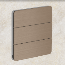 Philips Dynalite PA6BPE-PC-X Antumbra 6 Button Interface Prestige Fascia/Chrome Rim No Labels