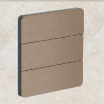 Philips Dynalite PA6BPE-PM-X Antumbra 6 Button Interface Prestige Fascia/Magnesium Rim No Labels