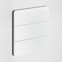 Philips Dynalite PA6BPE-WM-X Antumbra 6 Button Interface White Fascia/Magnesium Rim No Labels