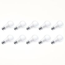 Philips CorePro LEDbulb ND 8-60W A60 B22 827 - 10 Pack