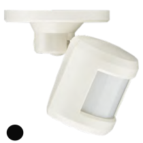 Philips Dynalite DUS360CS-RAL9005 Ceiling Surface Sensor 360˚ PE Cell, IR Receiver Jet Black Finish 