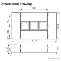 Philips NatureConnect LP901P Large Island Frame