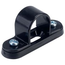 PVC Conduit Space Bar Saddle - 20mm Black