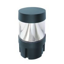 Red Arrow 14/19/24W and CCT Selectable Guard  Bollard Flat Head Cone with Emergency