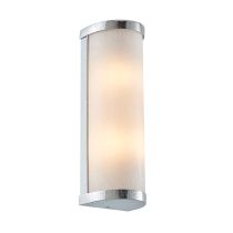 Saxby Ice Polished Chrome Bathroom Wall / Mirror Light
