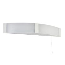 Saxby Onan 6W White/Chrome LED Mirror Light with Shaver Socket