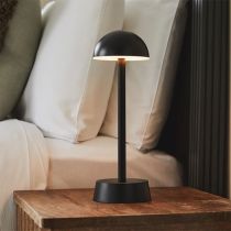 Sofia Dome Cordless Table Lamp Black