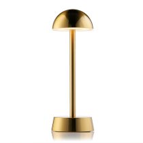 Sofia Dome Cordless Table Lamp Brass