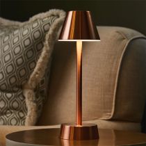 Sofia Empire Cordless Table Lamp Copper